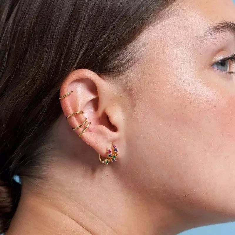 Ilka Hoop Earrings - Image 4