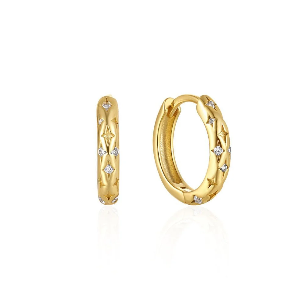Fia Huggie Hoops - Image 3