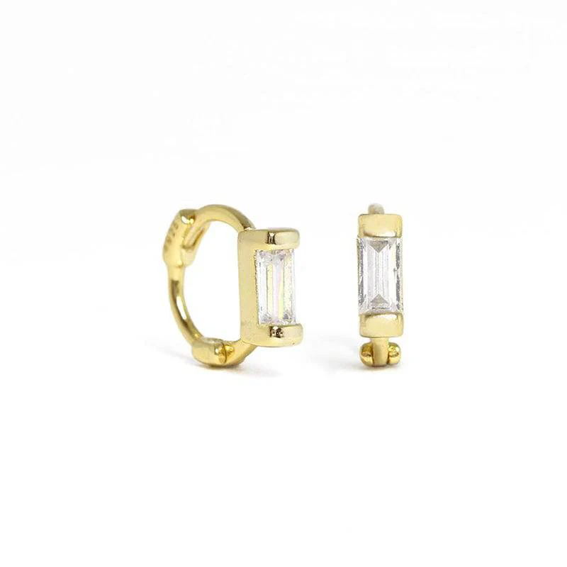 Gold Aime Hoops - Image 3