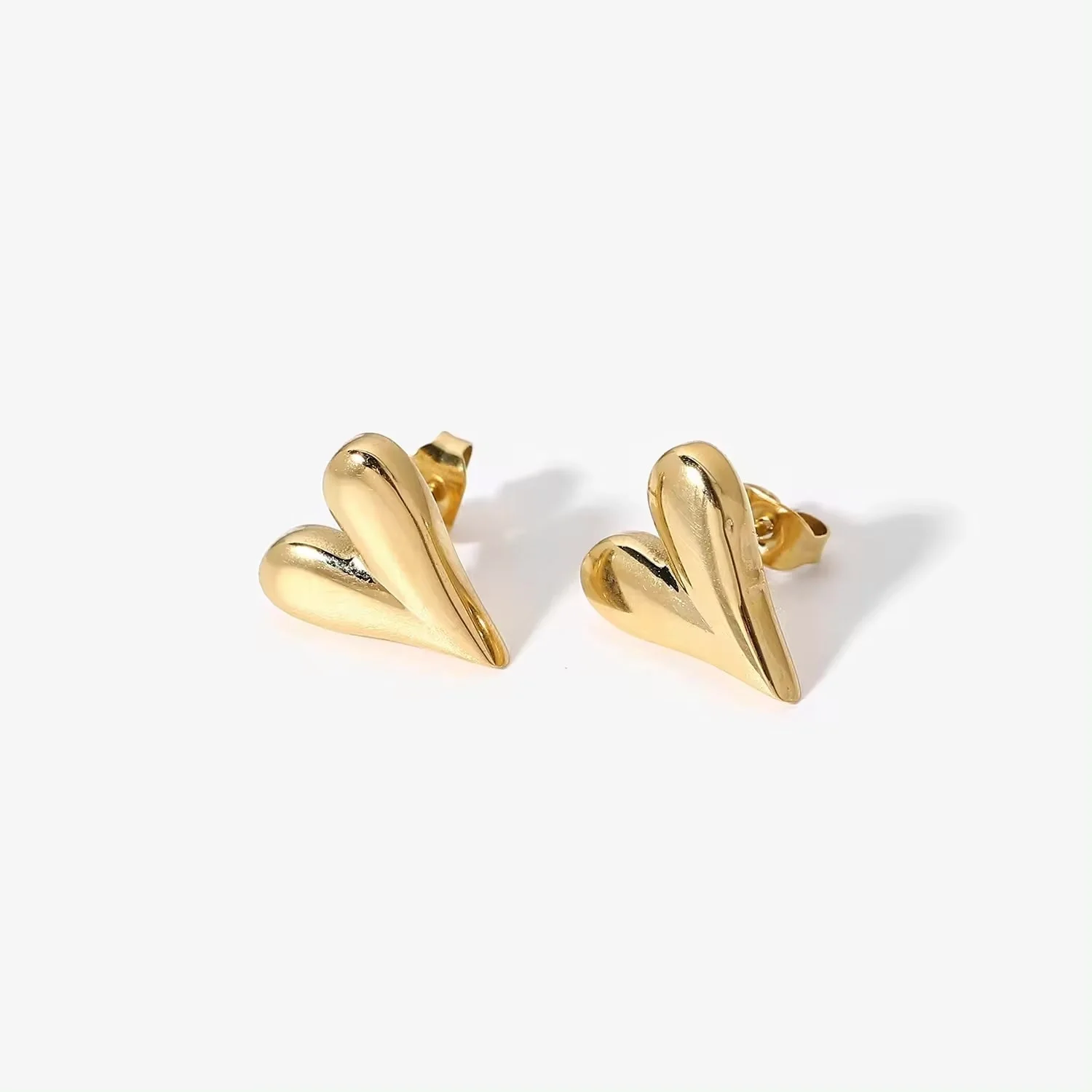 Holly Heart Studs - Image 4