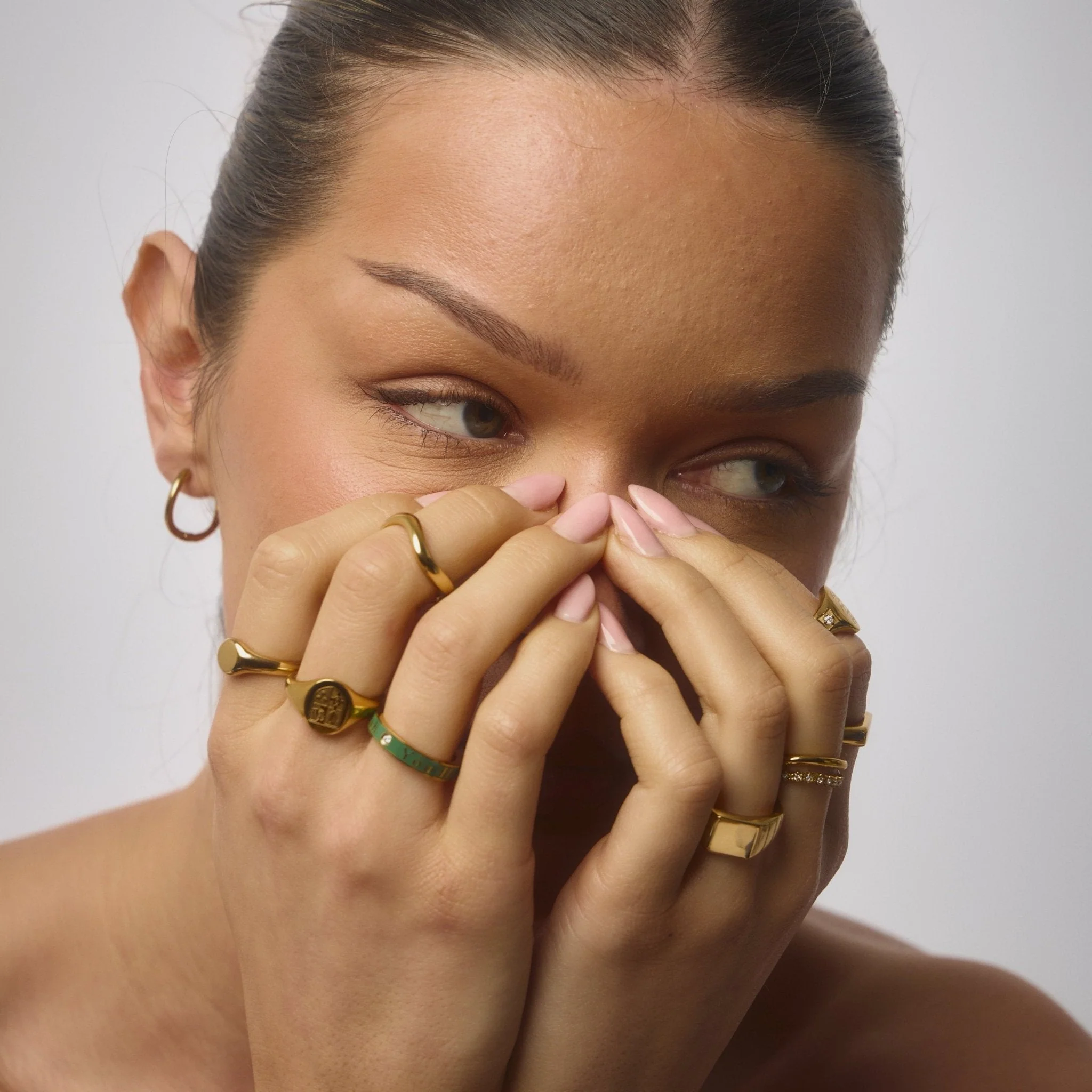 Sara Initial Ring - Image 4