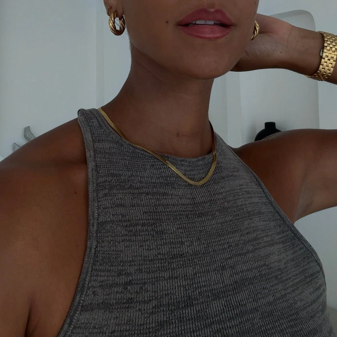 Herringbone Necklace - Image 3