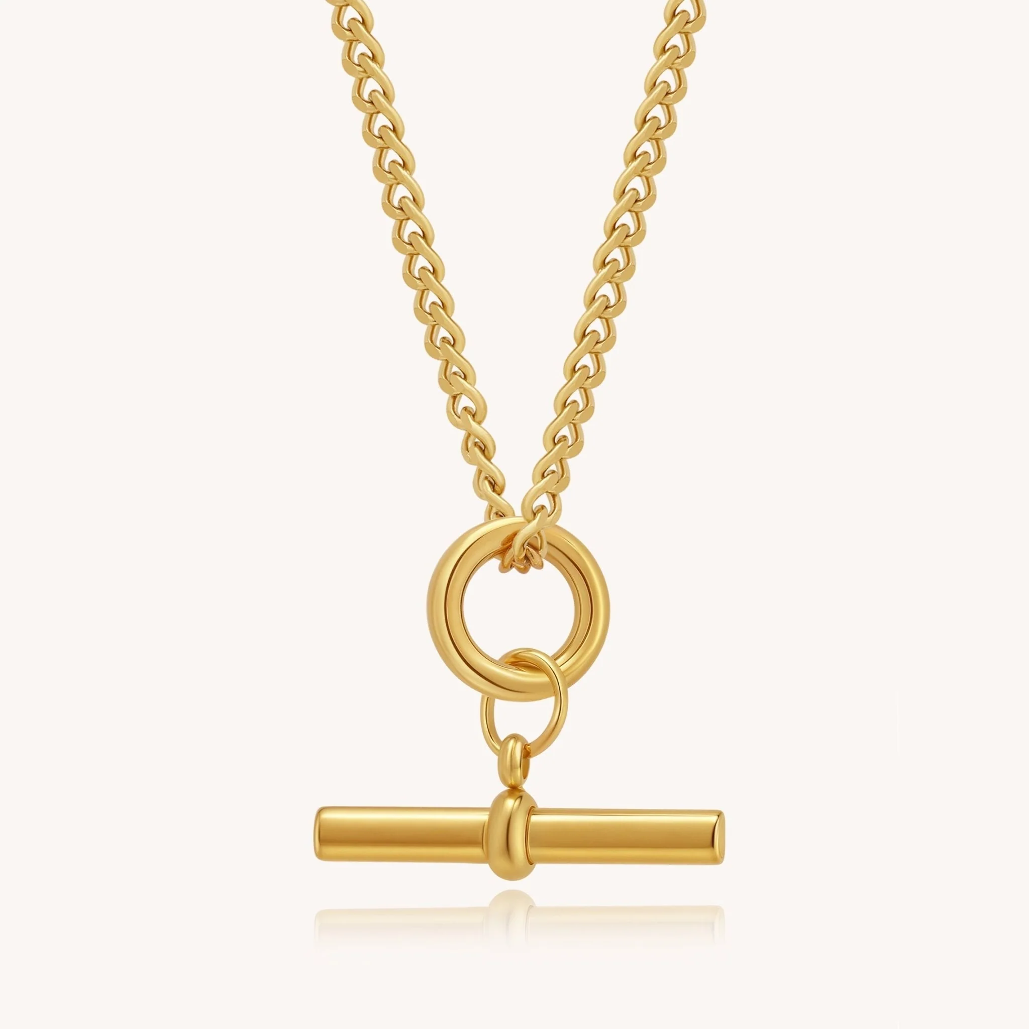 T Bar Pendant Necklace