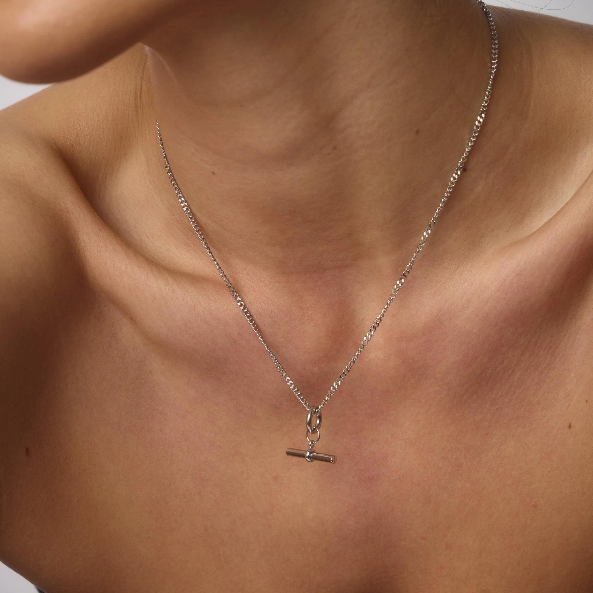 T Bar Pendant Necklace - Image 5