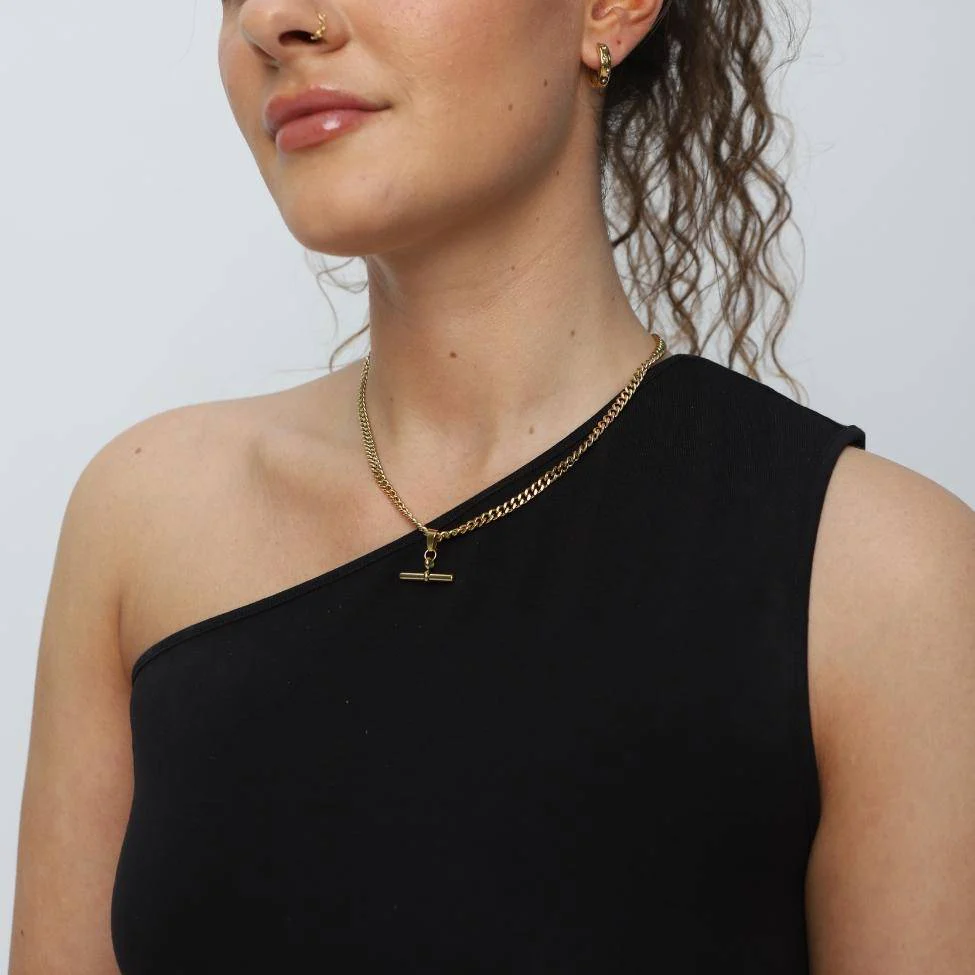 T Bar Necklace - Image 3