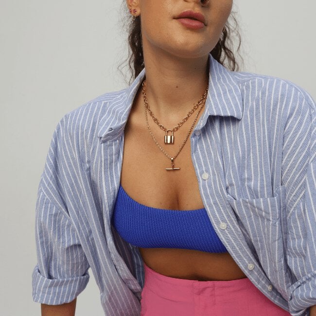 T Bar Necklace - Image 6