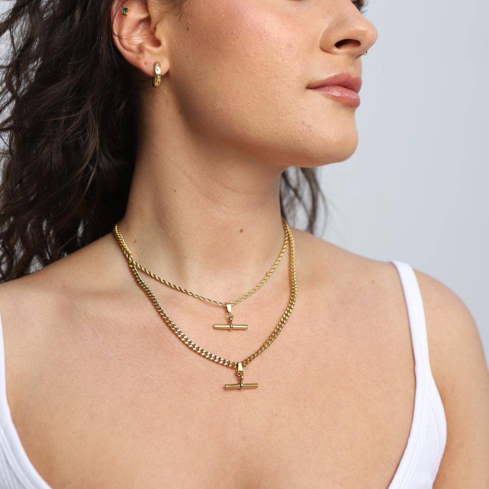 T Bar Necklace - Image 9